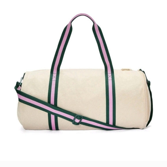 New 2025 Victoria’s Secret PINK Dorm Duffle Bag Pink Sports Athletic Club - Picture 6 of 8